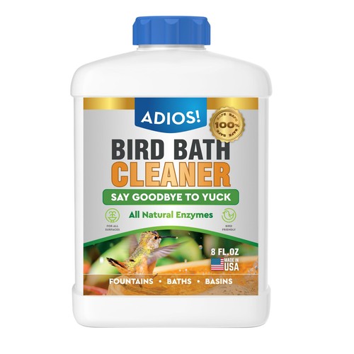Adios bird bath cleaner - cleaner, for