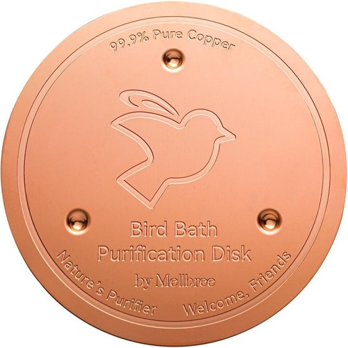 Bird bath copper disk pure - bath,