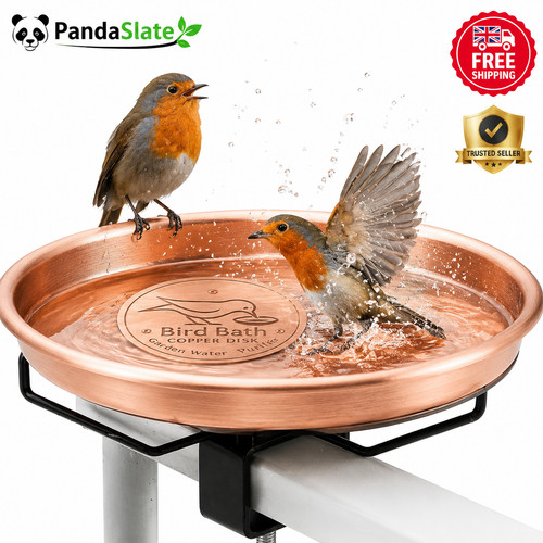 Bird bath copper disk for - bird,